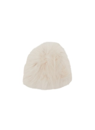 Figure View - Click To Enlarge - YVES SALOMON - Fox Fur Beanie