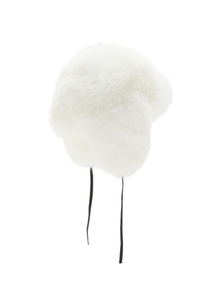 Figure View - Click To Enlarge - YVES SALOMON - Fox Fur Aviator Hat