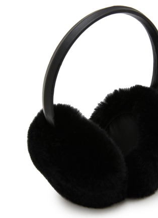 Detail View - Click To Enlarge - YVES SALOMON - Rex Rabbit Fur Earmuffs