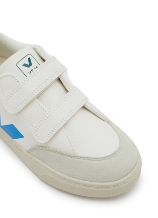 Detail View - Click To Enlarge - VEJA - V-12 Velcro Leather Kids Sneakers