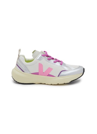 Main View - Click To Enlarge - VEJA - Small Canary Light Kids' Sneakers