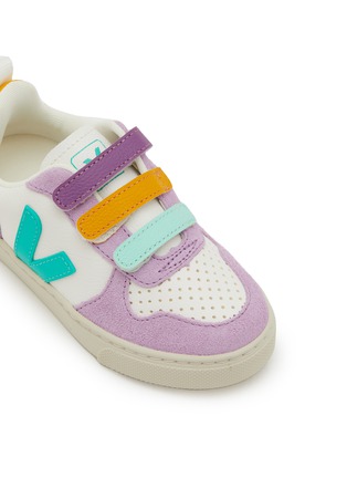 Detail View - Click To Enlarge - VEJA - V-10 Velcro Leather Toddlers Sneakers