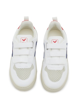 Figure View - Click To Enlarge - VEJA - V-10 Velcro Coated Cotton Kids Sneakers