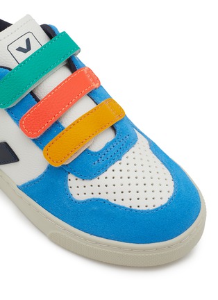 Detail View - Click To Enlarge - VEJA - V-10 Velcro Leather Kids Sneakers