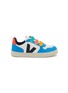 Main View - Click To Enlarge - VEJA - V-10 Velcro Leather Kids Sneakers