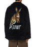 Back View - Click To Enlarge - DOUBLET - Hand Paint Rabbit Motif Cotton Jacket