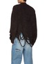 Back View - Click To Enlarge - DOUBLET - Distressed Cotton Cardigan