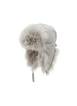 Main View - Click To Enlarge - YVES SALOMON - Lamb Fur Aviator Hat