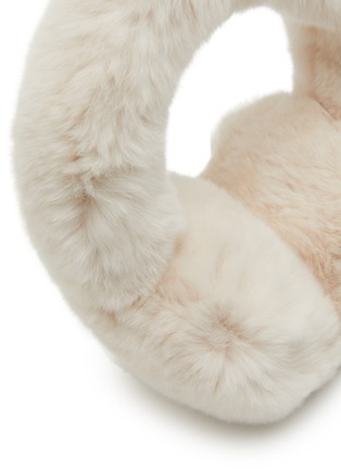 Detail View - Click To Enlarge - YVES SALOMON - Rex Rabbit Fur Earmuffs