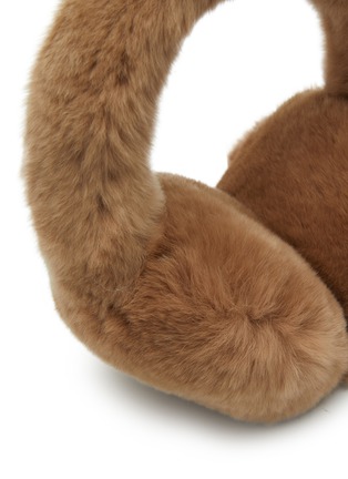 Detail View - Click To Enlarge - YVES SALOMON - Rex Fur Earmuffs