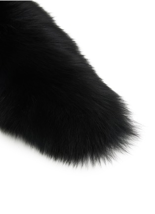 Detail View - Click To Enlarge - YVES SALOMON - Fox Fur Scarf Collar