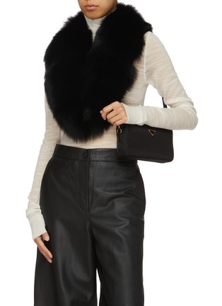 Figure View - Click To Enlarge - YVES SALOMON - Fox Fur Scarf Collar