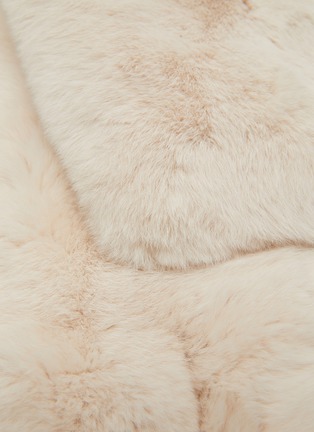 Detail View - Click To Enlarge - YVES SALOMON - Rex Rabbit Fur Scarf