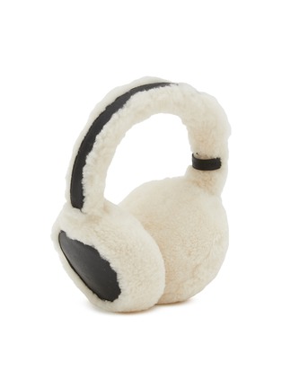 Figure View - Click To Enlarge - YVES SALOMON - Lamb Shearling Earmuffs