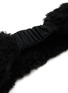 Detail View - Click To Enlarge - YVES SALOMON - Elasticated Band Lamb Fur Bandeau