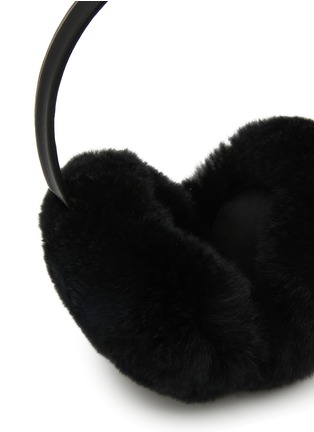 Detail View - Click To Enlarge - YVES SALOMON - Rex Rabbit Fur Earmuffs