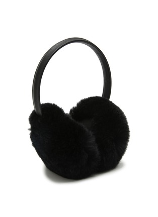 Figure View - Click To Enlarge - YVES SALOMON - Rex Rabbit Fur Earmuffs