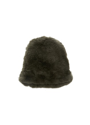 Main View - Click To Enlarge - YVES SALOMON - Rex Rabbit Fur Beanie