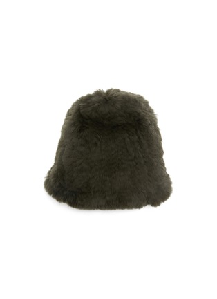 Figure View - Click To Enlarge - YVES SALOMON - Rex Rabbit Fur Beanie