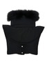 Detail View - Click To Enlarge - YVES SALOMON - Padded Bib Fox Fur Collar