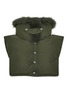 Main View - Click To Enlarge - YVES SALOMON - Padded Bib Fox Fur Collar