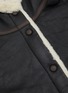 Detail View - Click To Enlarge - YVES SALOMON - Hooded Lamb Shearling Collar