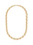 Main View - Click To Enlarge - EDDIE BORGO - Bambù 12k Gold Plated Brass Small Link Necklace