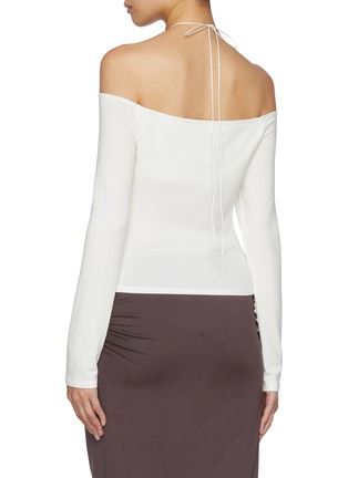 Back View - Click To Enlarge - DETERM - Gathered Off Shoulder Top