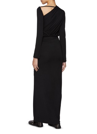 Back View - Click To Enlarge - DETERM - Collagen Asymmetrical Dress