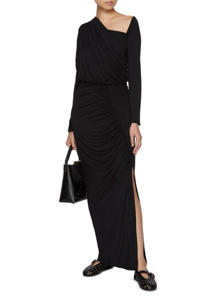 Figure View - Click To Enlarge - DETERM - Collagen Asymmetrical Dress