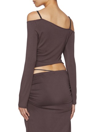 Back View - Click To Enlarge - DETERM - Collagen Cropped Curvy Top