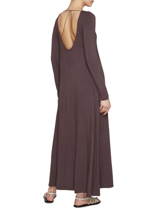 Figure View - Click To Enlarge - DETERM - Collagen Scooped Back Flare Dress