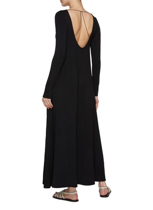 Figure View - Click To Enlarge - DETERM - Collagen Scooped Back Flare Dress