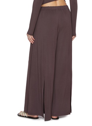 Back View - Click To Enlarge - DETERM - Back Slit Wide Leg Trousers