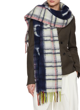 Figure View - Click To Enlarge - FALIERO SARTI - Love Love Alpaca Wool Blend Scarf