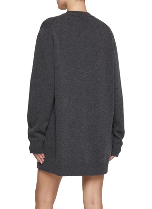 Back View - Click To Enlarge - THE FRANKIE SHOP - Maxime Wool Cashmere Blend Long Sweater