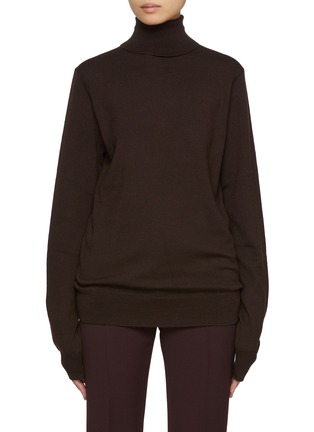 Main View - Click To Enlarge - THE FRANKIE SHOP - Eve Turtleneck Wool Sweater