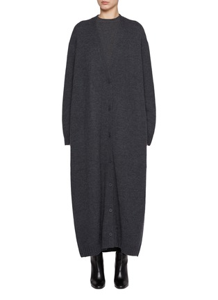 Main View - Click To Enlarge - THE FRANKIE SHOP - Emi Wool Long Cardigan