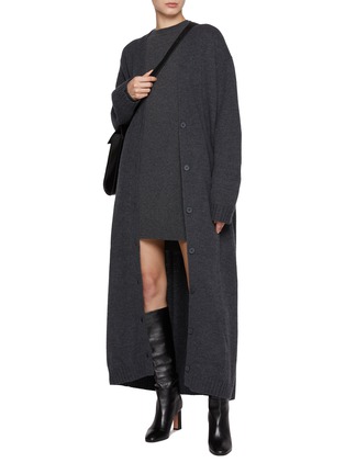 Figure View - Click To Enlarge - THE FRANKIE SHOP - Emi Wool Long Cardigan