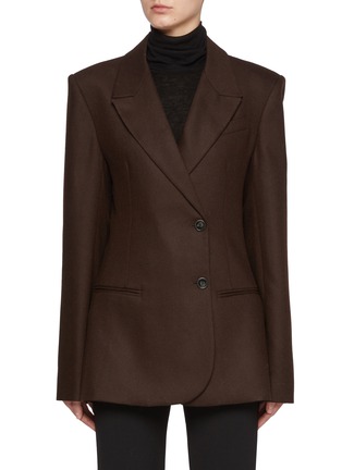 Main View - Click To Enlarge - THE FRANKIE SHOP - Morrison Virgin Wool Blend Blazer