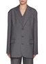 Main View - Click To Enlarge - THE FRANKIE SHOP - Oversized Single Breasted Blazer