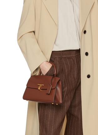 Front View - Click To Enlarge - JOY GRYSON - Mini Tribeca Satchel Leather Crossbody Bag