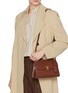 Figure View - Click To Enlarge - JOY GRYSON - Mini Tribeca Satchel Leather Crossbody Bag