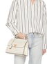 Front View - Click To Enlarge - JOY GRYSON - Tribeca Satchel Leather Crossbody Bag