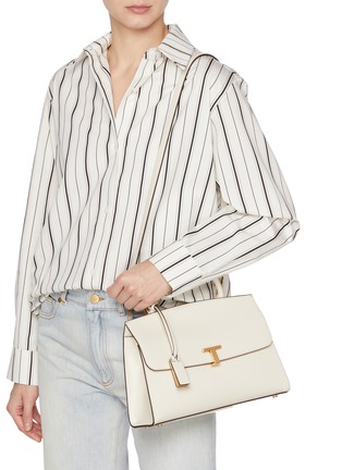 Figure View - Click To Enlarge - JOY GRYSON - Tribeca Satchel Leather Crossbody Bag