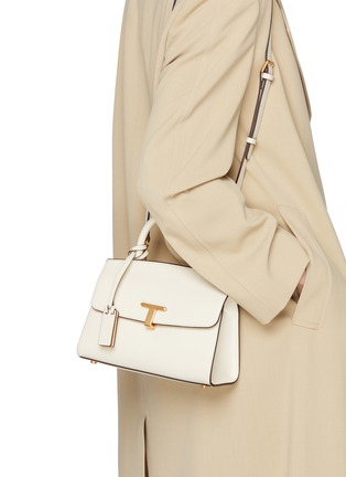 Front View - Click To Enlarge - JOY GRYSON - Mini Tribeca Satchel Leather Crossbody Bag