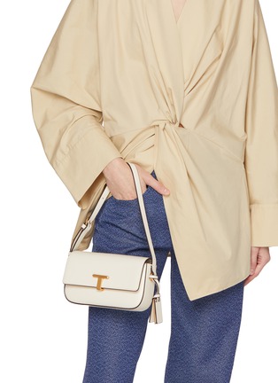 Figure View - Click To Enlarge - JOY GRYSON - Mini Tribeca Satchel Leather Shoulder Bag