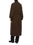 Back View - Click To Enlarge - LEMAIRE - Belted Wool Dress Coat