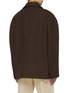 Back View - Click To Enlarge - LEMAIRE - Oversized Wool Cotton Blend Car Jacket