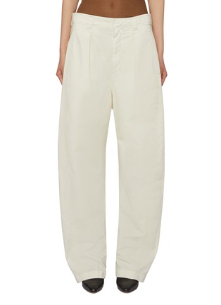 Main View - Click To Enlarge - LEMAIRE - Multi-Topstitch Cotton Pants